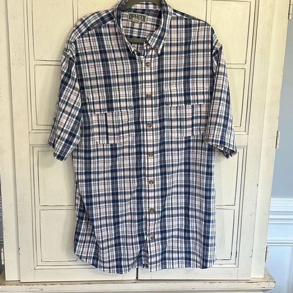 Duluth Trading Company size XLT XL Tall plaid button down shirt - Picture 1 of 2